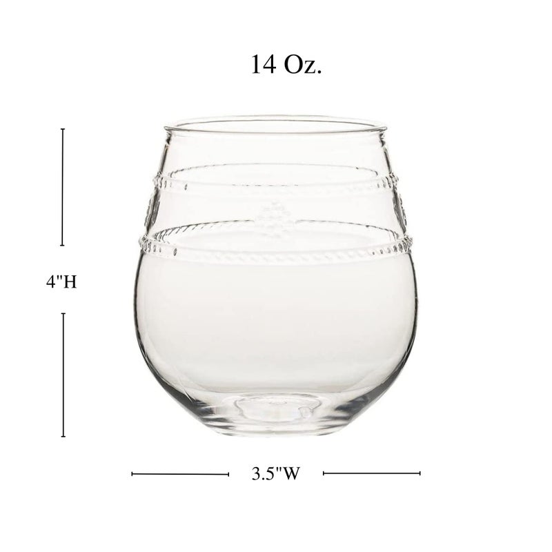 Juliska Isabella Acrylic Stemless Wine Glass - Image 5
